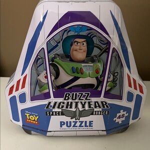 Buzz Lightyear Space Ranger Puzzle - Blue and White